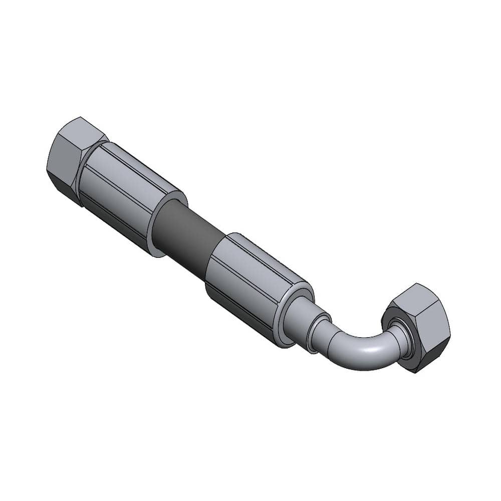 POMPA BASINC HORTUMU-G3/8 R1 HORTUM UZUNLUK 700MM - GIRIS BASLIK M18X1.5 DUZ - CIKIS BASLIK M18X1.5 90°