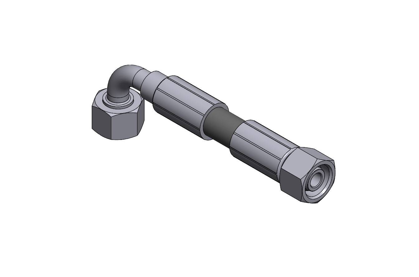 ARKA KAPAK HORTUMU GIRIS M24-DUZ CIKIS M24 90 HORTUM CAP 1/2