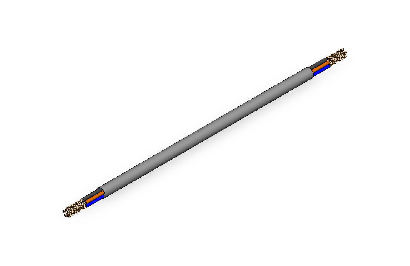 5X1,5 HES KABLO-UZUNLUK 2,5 METRE