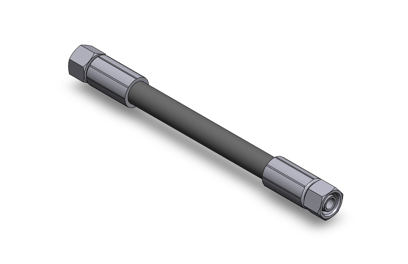 G 3/8 R2 (330 BAR) HORTUM UZUNLUK 730MM--GIRIS BASLIK DUZ M18X1.5--CIKIS BASLIK DUZ M18X1.5