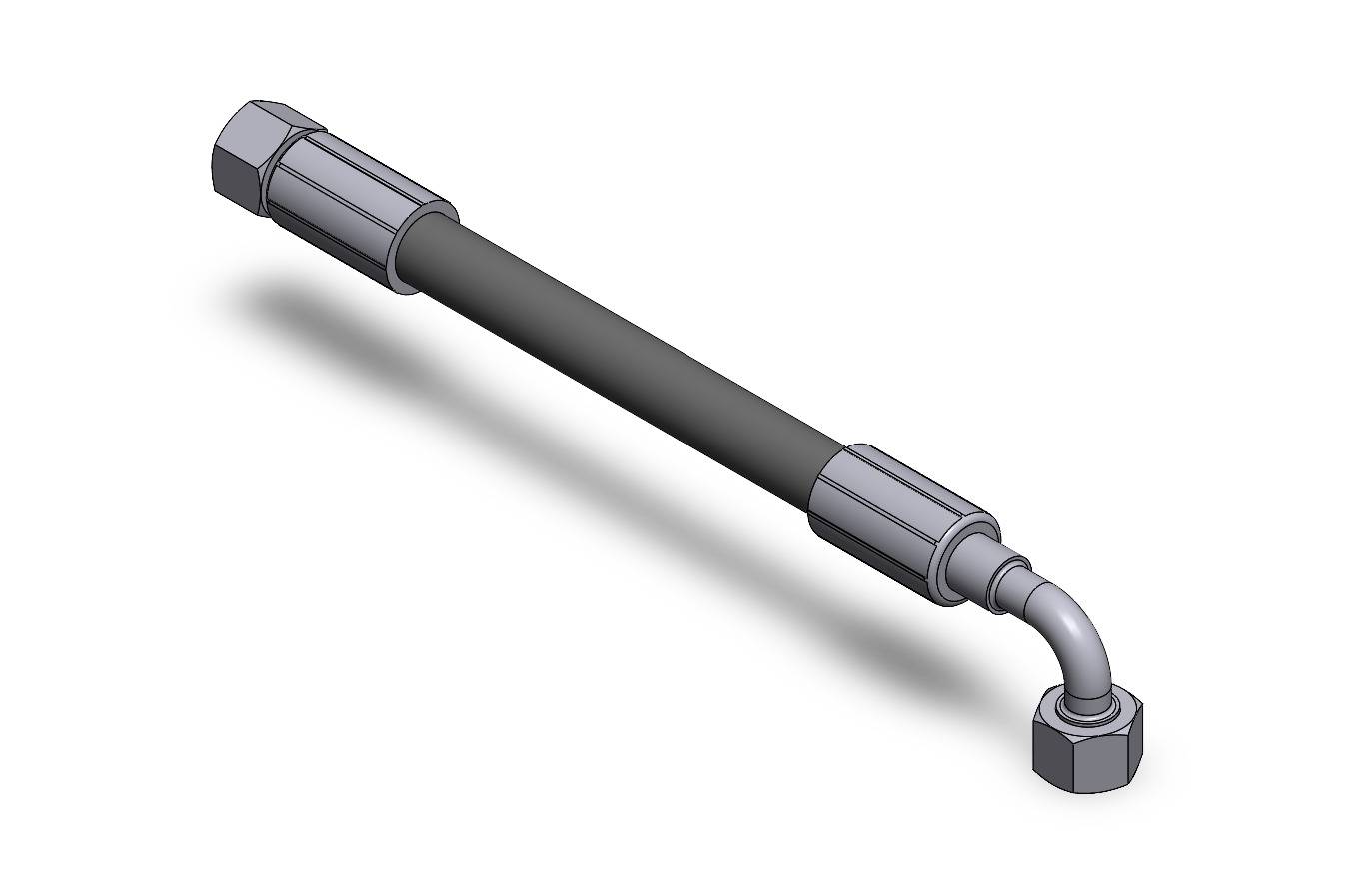 G 3/8 R2 (330 BAR) HORTUM UZUNLUK 1250MM--GIRIS BASLIK DUZ-M18X1.5--CIKIS BASLIK 90°-M18X1.5