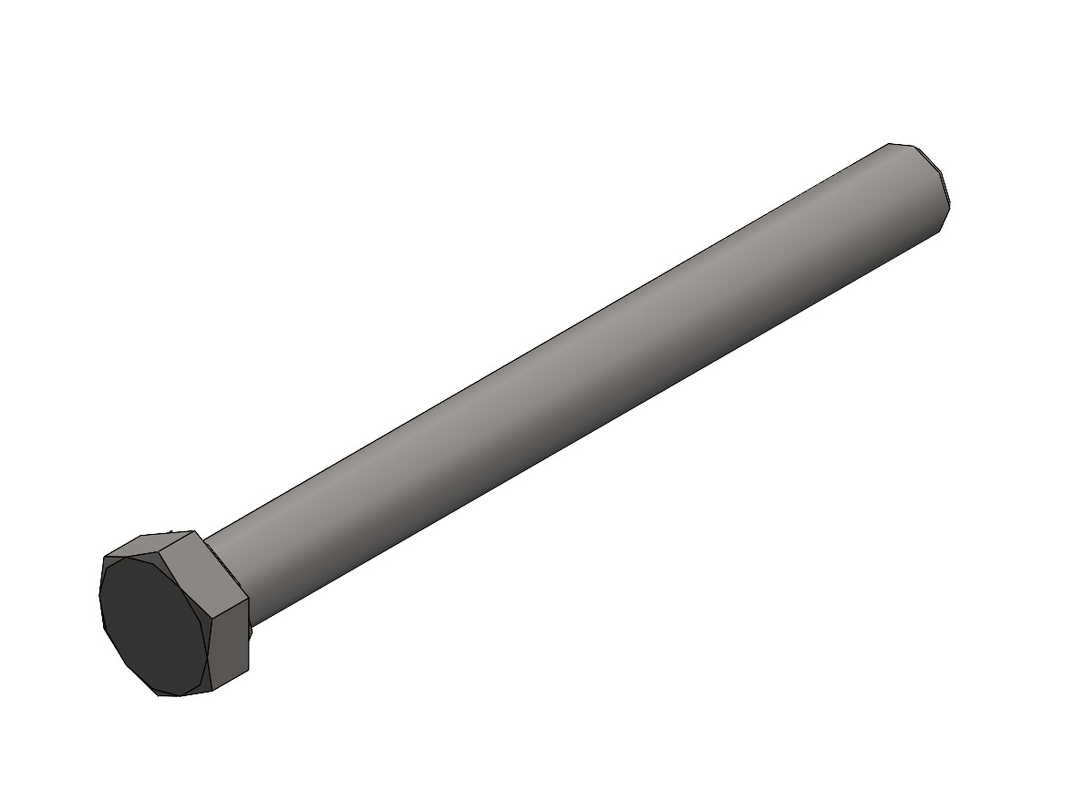 ISO 4017 M12X120 ALTIKOSE BASLI TAM PASO 8.8 KALITE GALVANIZLI CIVATA