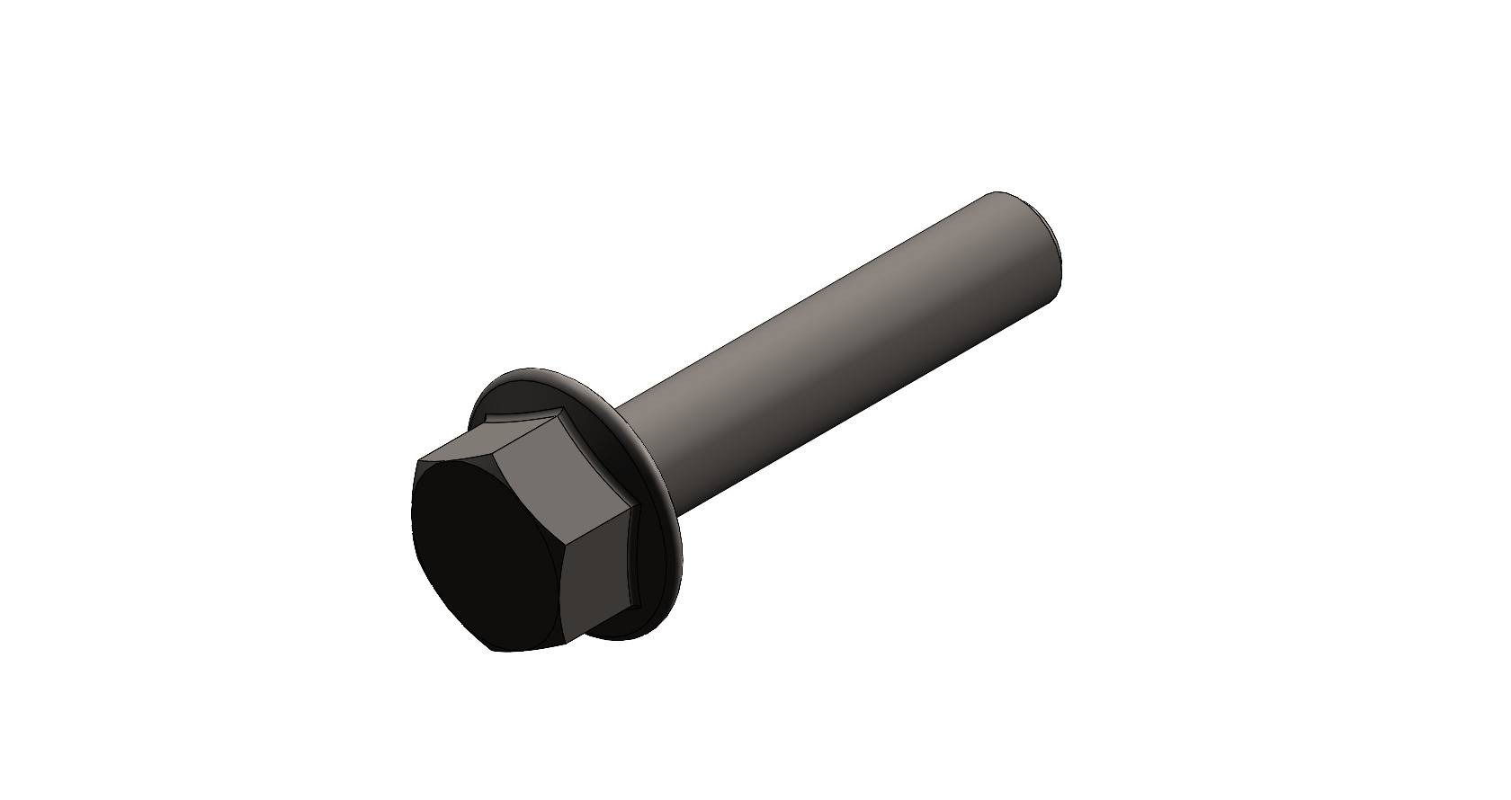 DIN 6921 M6X30 ALTIKOSE BASLI FLANSLI TIRTIKLI 8.8 KALIITE GALVANIZLI CIVATA